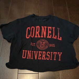 Cornell Cropped Baby Tee